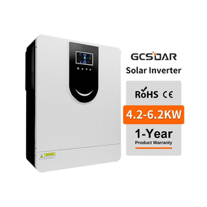 GCSOAR alta calidad personalizado al por mayor 6.2kw inversor solar híbrido con salida dual logotipo personalizado bajo precio - Product Image 1