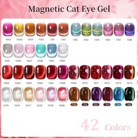 BORN PRETTY PRO 42 Couleurs Vernis Gel Effet Œil de Chat Sans HEMA avec Fiche de Données de Sécurité (MSDS) Fournisseur Professionnel de Produits pour Ongles Vernis Gel UV LED Soak Off