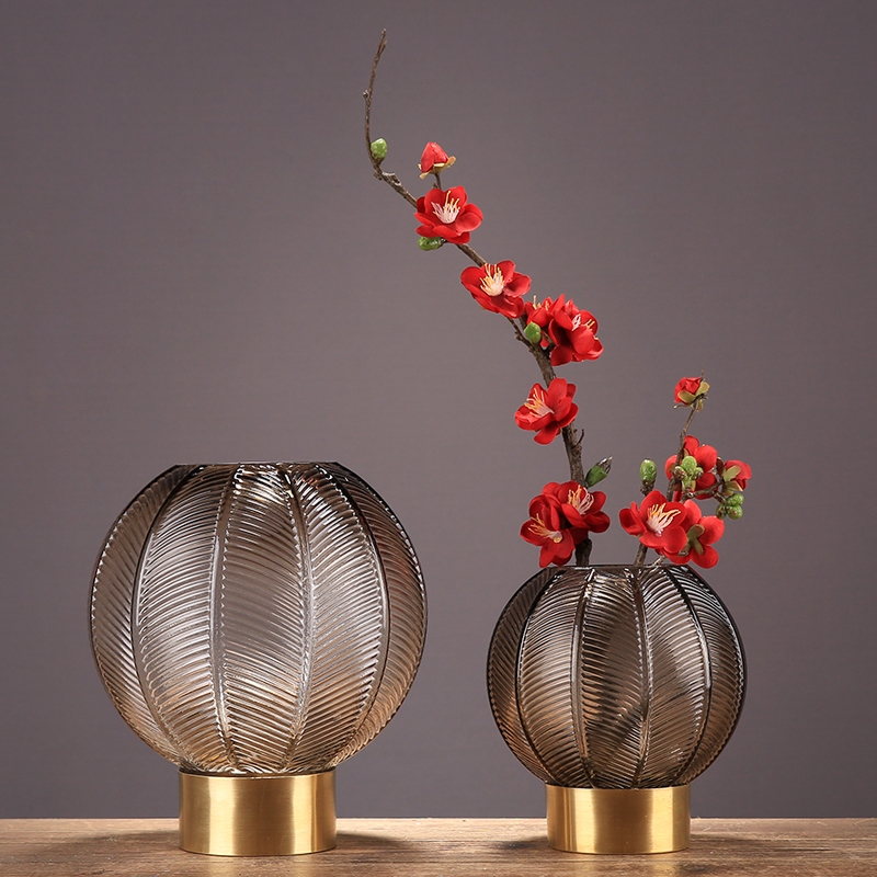 Factory Produced Wholesale Home Decor Glass Flower Vase
