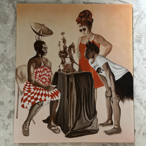 ภาพวาดนามธรรมมาใหม่ ภาพเหมือนบุคคล ภาพวาดสีน้ำมัน คลาสสิก รูปผู้หญิง ศิลปะตกแต่งผนัง ศิลปะ Y004 ภาพวาดสีน้ำมันรูปเหมือนบุคคล Y004 Y004 - Product Image 1