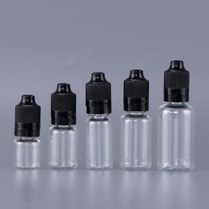 Produits chauds <span class=keywords><strong>5ml</strong></span> <span class=keywords><strong>10ml</strong></span> bouteille en plastique inviolable à l'épreuve des enfants avec buse goutte à goutte d'huile à longue pointe mince pour la médecine de crème pour le visage - Product Image 1