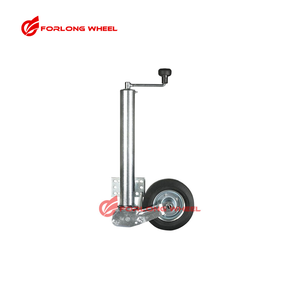 FORLONG-Llanta de goma maciza y chapa metálica, <span class=keywords><strong>rueda</strong></span> <span class=keywords><strong>plegable</strong></span> de 9 pulgadas, 60mm/54mm, 300kg-500kg - Product Image 1