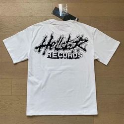 เสื้อยืดแขนสั้นวินเทจ Hell Star ทรงโอเวอร์ไซส์ น้ำหนัก 380 กรัม ผ้าฝ้ายถัก 100% พิมพ์ลายวอเตอร์มาร์ค สไตล์ฮิปฮอป ป้องกันขนร่วง - Product Image 2
