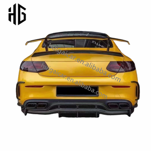 Nuevo Kit de Carrocería Estilo PSM de Fibra de Carbono para Clase C W205 C63 Coupé: Alerones Delanteros, Difusor Trasero, Faldones Laterales - Product Image 3