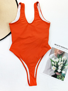 <span class=keywords><strong>Maillot</strong></span> <span class=keywords><strong>de</strong></span> <span class=keywords><strong>bain</strong></span> personnalisé une <span class=keywords><strong>pièce</strong></span>, <span class=keywords><strong>Orange</strong></span>, bandeau, String, ensemble deux pièces, pour femmes, TW9205210, 2022 - Product Image 4