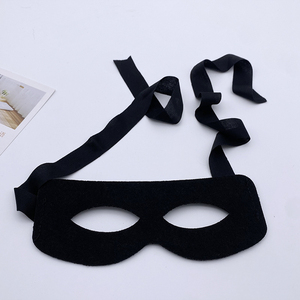 Maschera per Occhi <span class=keywords><strong>Zorro</strong></span> Mezza Faccia, Accessorio per Cosplay, Mascherata di Halloween, Performance Teatrale e Cinematografica - Product Image 4