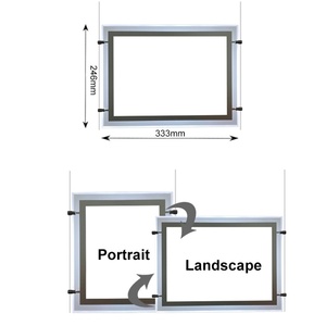 8.2 Inch *11.6inch <b>LED</b> <b>Light</b> <b>Box</b> C2-A4 <b>Light</b> Menu <b>Light</b> <b>Box</b> for Mall - Product Image 5