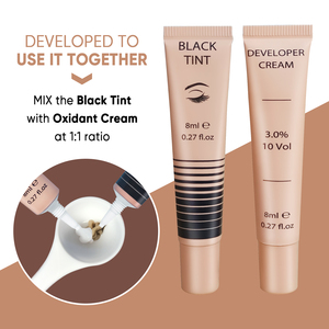 Kit de Tinte para Pestañas y <span class=keywords><strong>Cejas</strong></span> de Marca Privada al por Mayor, 8 ml, Kit Profesional de Tinte para <span class=keywords><strong>Cejas</strong></span>, Kit de Tinte Instantáneo de Queratina para Pestañas - Product Image 4