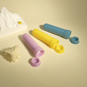 Đầy Màu sắc Nhựa inhaler Stick tinh dầu hương liệu mũi inhaler ống với chất lượng cao bông bấc mũi inhaler Stick - Product Image 2