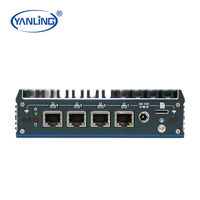 Nueva Mini PC Industrial sin Ventilador J6412 con RAM DDR4 y Almacenamiento SSD/HDD para Aplicaciones de Red