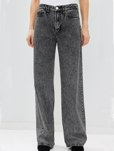 Fabricant de pantalons en <span class=keywords><strong>jean</strong></span> droit <span class=keywords><strong>noir</strong></span> clair grande taille pour femmes pantalons en <span class=keywords><strong>jean</strong></span> taille haute extensibles pour femmes maman - Product Image 3