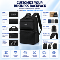 Sac à dos professionnel personnalisé avec logo OEM d'usine, durable, anti-rayures, pour ordinateur portable, idéal pour les voyages et le travail, vente en gros