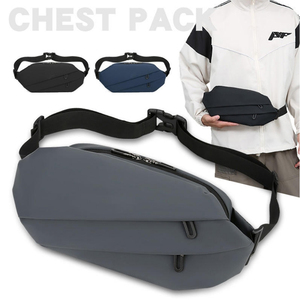 Bolso bandolera antirrobo ligero de alta calidad para hombres logotipo personalizado <span class=keywords><strong>pecho</strong></span> <span class=keywords><strong>y</strong></span> <span class=keywords><strong>hombro</strong></span> Sling diseño de mensajero simple - Product Image 4