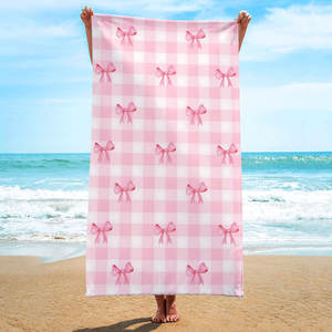 Toalla <span class=keywords><strong>de</strong></span> <span class=keywords><strong>Baño</strong></span> Tipo Poncho <span class=keywords><strong>de</strong></span> Microfibra <span class=keywords><strong>de</strong></span> Poliéster con Lazo, Estética <span class=keywords><strong>Coqueta</strong></span>, Personalizada, Barata, al por Mayor, para Viajes y Playa - Product Image 5