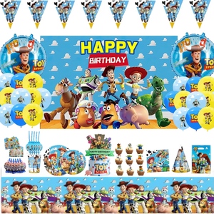 Decoración de Cumpleaños de Caricaturas de Infinity and Beyond, Vajilla de Papel, Platos, Globos de Buzz Lightyear, Artículos para Fiestas de Cumpleaños Infantiles - Product Image 2