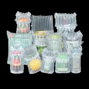 Factory Direct Sale Packing Bag Wrap Protective Air Bubble Wine Bottles Packaging Inflatable Air Column Bag