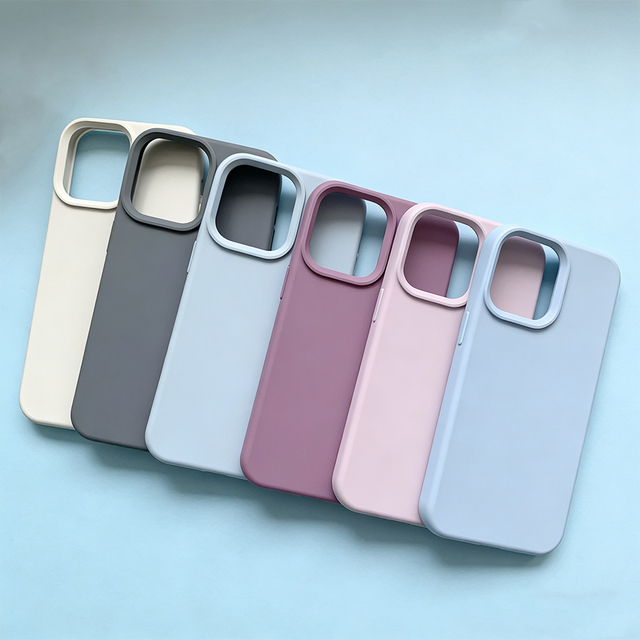 High Quality Shockproof Liquid Silicone Camera Protector Case for 16 15 14 13 12 11 Pro Max Phone case