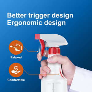 Empty Natural Color 32oz HDPE Trigger Spray <b>Bottle</b> with 28/400 Trigger Spray - Product Image 2