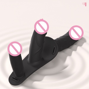 Dildo en silicone à porter sous un pantalon en cuir, pour lesbiennes, sexy, épais, produits d'hygiène intime féminine - Product Image 4