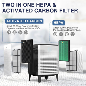 Filtre de remplacement 400/400S pour <span class=keywords><strong>Coway</strong></span> AIRMEGA Max2 400 400S 400(G) 400S(G) Ensemble de filtres HEPA et charbon actif vert - Product Image 4