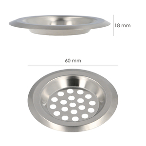Cestello Filtro per Lavello/Lavandino in Acciaio Inossidabile 6 cm. - Product Image 2