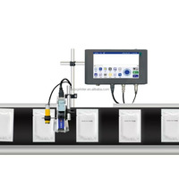 Ligne de production automatique d'écran de 7 pouces Codage par lots Imprimante à jet d'encre en ligne TIJ Numéros de lot de date