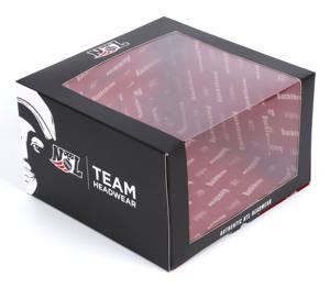 Groothandel op maat gemaakte kartonnen honkbalpetten doos, reisverpakking voor hoeden met PVC venster - Product Image 5