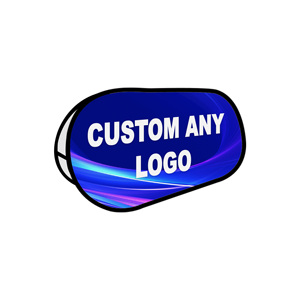 Custom Oval Outdoor Pop Out Banner Sign Pop up a <b>Frame</b> Banner Stand for Sports Advertising - Product Image 2