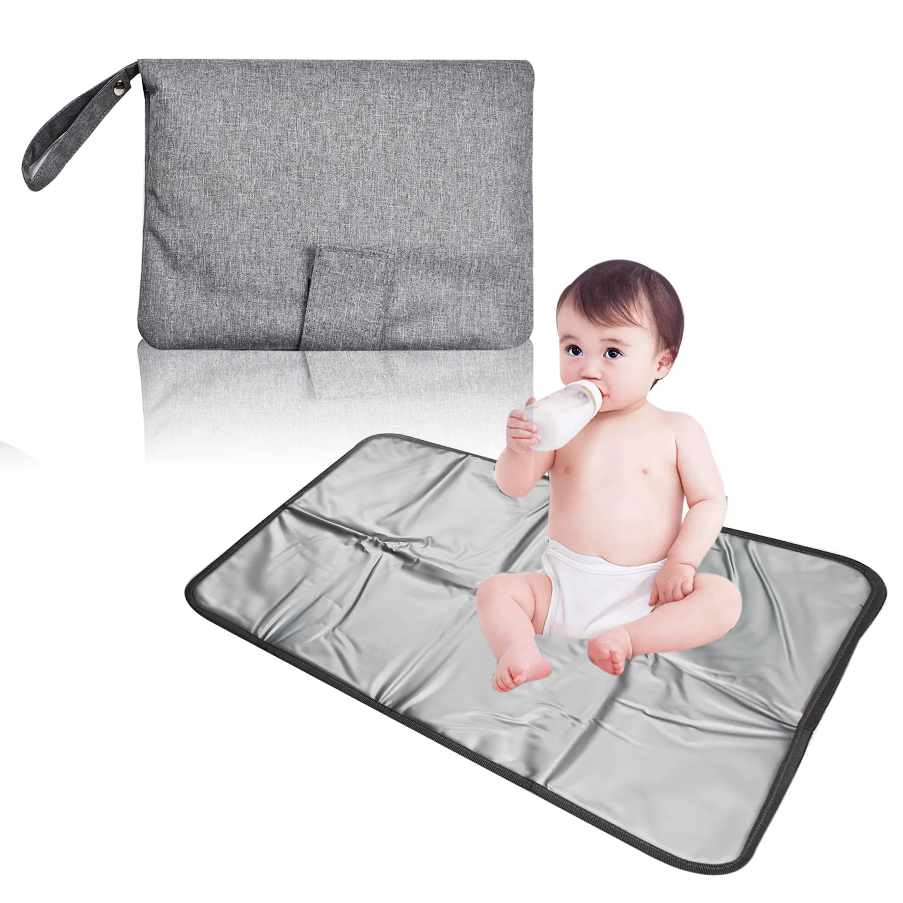 Портативный водонепроницаемый путешествия детские пеленки для пеленания для новорожденных, детей, пеленка коврик сумка