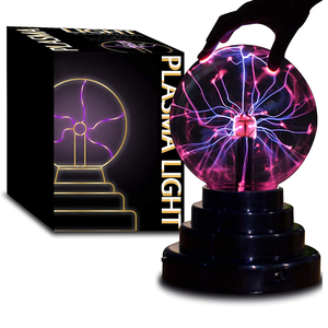 Ma Thuật Xách Tay Không Dây Acrylic Plasma Globe Sét Bóng Chuyển Đổi Điều Khiển USB Có Thể Sạc Lại Tuyệt Vời Đầy Màu Sắc Ánh Sáng Mềm Mại Đèn - Product Image 1