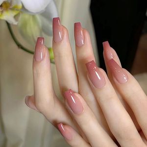 Puntas de <span class=keywords><strong>Uñas</strong></span> de Gel Suave Semicuradas con <span class=keywords><strong>Base</strong></span> Recubierta de Gel UV, No Requiere Curado, Simplemente Aplicar Pegamento y Presionar sobre las <span class=keywords><strong>Uñas</strong></span> - Product Image 2