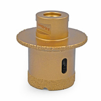 25-35-50mm diamant brasé sous vide pagode alésoir foret scie cloche pour marbre/céramique-ouvre-trou en trois étapes pour carrelage et pierre