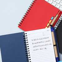 Nuevo Producto: Cuaderno Espiral con Notas Adhesivas Multicolor, Paquete Personalizable con Logotipo, Cuaderno para Minutas de Reuniones