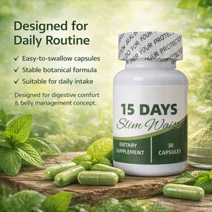 Cápsulas Herbales para Adelgazar la Cintura en 15 Días, Fórmula de Limpieza con Fibra Botánica, Marca Privada OEM, <span class=keywords><strong>30</strong></span> Cápsulas - Product Image 4