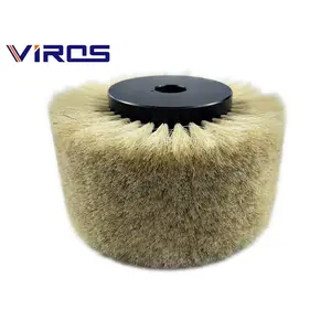 Rouleau de brosse en poils de porc personnalisé par le fabricant pour machine à cirer les chaussures/brosse à polir le cuir - Product Image 1