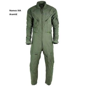 Traje de Vuelo de Piloto Ignífugo FR Cwu-27/P Nomex Verde Salvia - Product Image 1