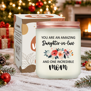 Vela de Cera de Soja Natural y Parafina, Aroma Vainilla Cálida, Ecológica, de Larga Duración, en Frasco de Vidrio de 7oz, para Acción de Gracias y Navidad, Venta al por Mayor - Product Image 3