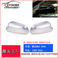 Coques de rétroviseurs Volkswagen Golf 4 Mk4 Bora 1999-2004, argent, ensemble complet, matériau ABS