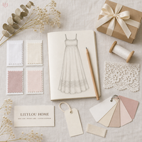 Robe de nuit longue en coton naturel froissé pour femme, sans manches, sexy, avec dentelle, design minimaliste, style camisole, pour l'été et la maison