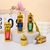 Mini Botellas de Perfume de Cristal de Lujo, Capacidad de 3ml/6ml/12ml, con Logotipo, Vacías, Elegantes, para Fragancias y Aceites Esenciales, con Tapa de Rosca para Frascos