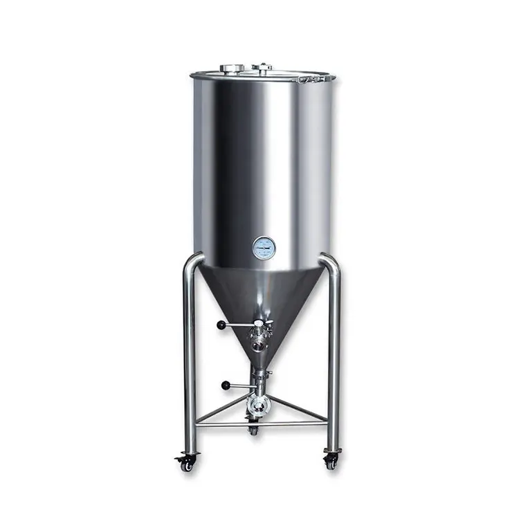 45L 115L attrezzature per la produzione di birra serbatoio di fermentazione in acciaio inossidabile fermentatore conico 304 SS