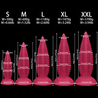 Plug anal tentacule extra-large, jouet sexuel SM, produits pour adultes en gros, masseur anal en silicone, énormes jouets sexuels gays
