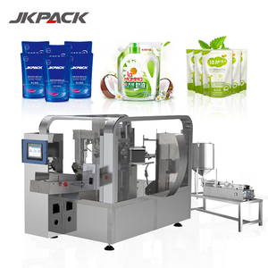 Lemon <b>Orange</b> Plastic Sachets Premade Stand up <b>Paper</b> Zipper Bag Filling and Sealing Packing Machine Automatic Viscous Stic - Product Image 3
