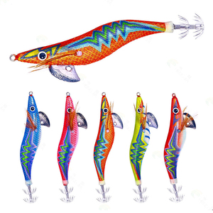 WEIHE Esca Artificiale a Forma di Calamaro 11,5cm 14,2g in 5 Colori con Piombo e Legno, Esca per Pesca in Acqua Salata 3.0 # - Product Image 6