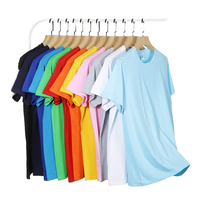 T-shirt classique épais 100 % coton pré-rétréci pour sérigraphie, broderie, logo personnalisé, uniforme d'équipe