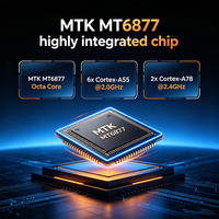 Tablette Android 14 de qualité industrielle, 4G Wi-Fi, processeur MT6877 Octa Core, étanche IP68, tablette robuste pour jeux, 8 Go 128 Go, tablette PC robuste