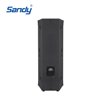Sandy Pro Audio PRO6.5, haut-parleur passif à large bande de fréquences, double 15 pouces, haute puissance, en bois, équipement sonore