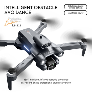 Mini caméra HD FPV S1S portable pour débutants Caméra professionnelle UAV double caméra 100M Distance de contrôle RC pour longue durée - Product Image 2