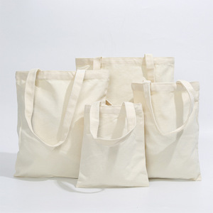 Bolso Tote de Hombro de Yute y Lona de Gran Tamaño Lavable y Personalizable, Bolso Tote Promocional de Algodón Reciclable en Blanco con Impresión de Logotipo - Product Image 2