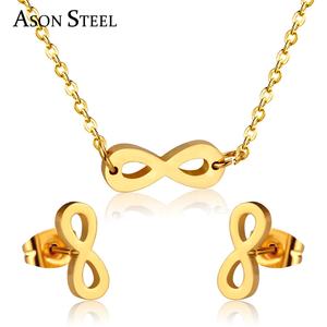 Conjunto de Joyería de Moda para Mujer, Collar y Aretes de Perlas Minimalistas con Cruz, Corazón y Mariposa en Acero Inoxidable con Baño de Oro de 18K, Ideal para Regalo - Product Image 2